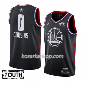 Dres Golden State Warriors DeMarcus Cousins 0 2019 All-Star Jordan Brand Crna Swingman - Dječji